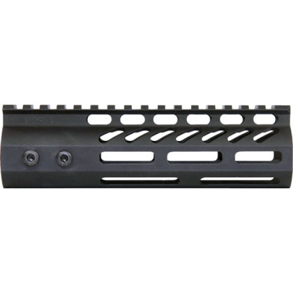 Guntec Ultra Light Handguard - 7" M-lok Black