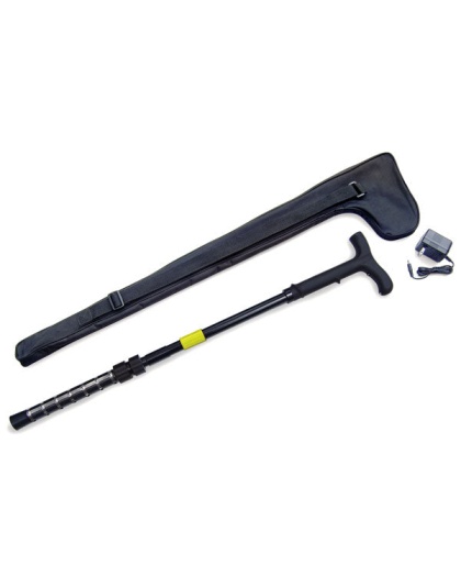 Psp Zap Stun Cane W- Led Light - Adj 32-36" 1000000 Volts