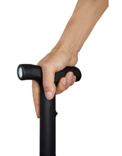 Psp Zap Stun Cane W- Led Light - Adj 32-36" 1000000 Volts
