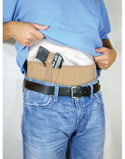 Psp Concealed Carry Belly-band - Waist 36 To 44" Rh-lh Tan