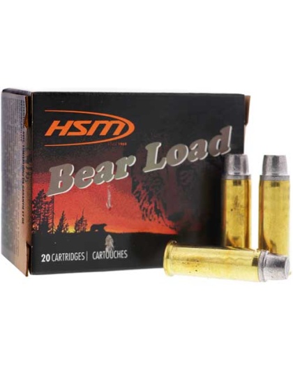 Hsm Bear Ammo 10mm Auto 200gr. - Lead Rnfp Gas Check 20-pack