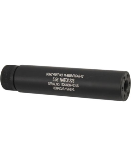 Guntec Ar15 Fake Suppressor - 5.5" 1-2x28 Threads Black