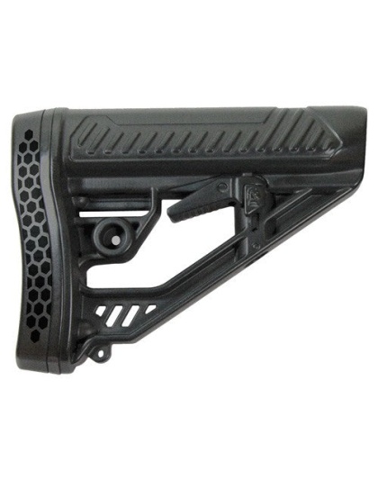 Adaptive Tactical Stock Ar-15 - Mil-spec Polymer Black