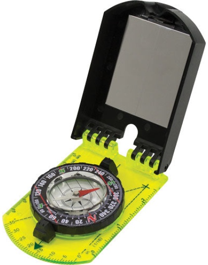 Ust Hi Vis Folding Map Compass - W-swivel Bezel 2.3oz