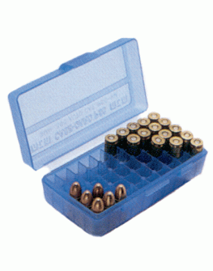 Mtm Ammo Box 9mm Luger-.380acp - 50-rounds Flip Top Style Green