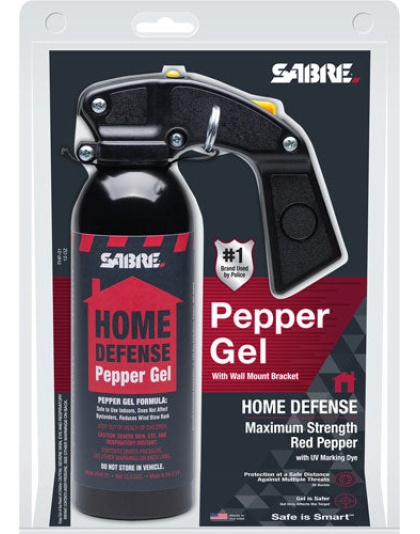 Sabre Red Pepper Gel Home Unit - W-wall Bracket 25' Range 364gr