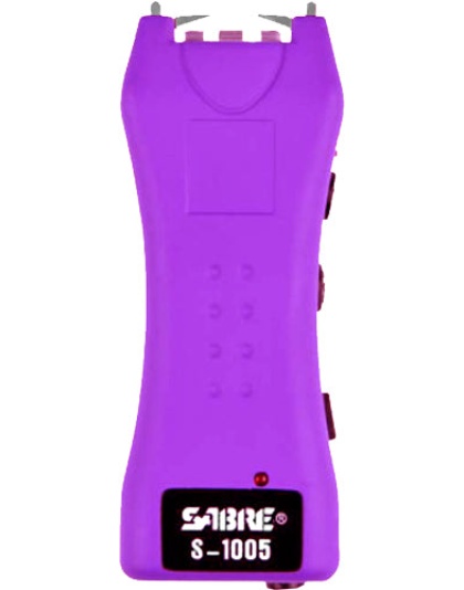 Sabre Stun Gun Flashlight Mini - W-holster 1.600uc Purple