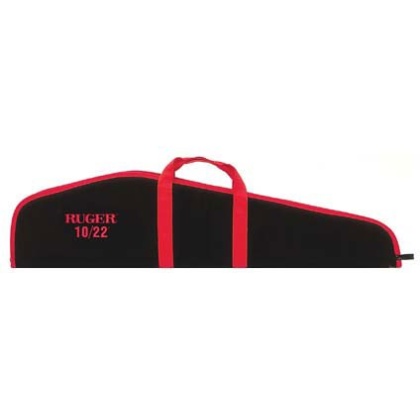 Allen Gun Case 40" Scoped - Ruger 10-22 Nylon Black-red
