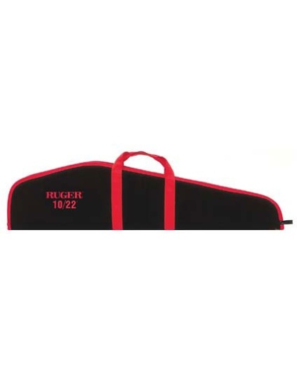 Allen Gun Case 40" Scoped - Ruger 10-22 Nylon Black-red