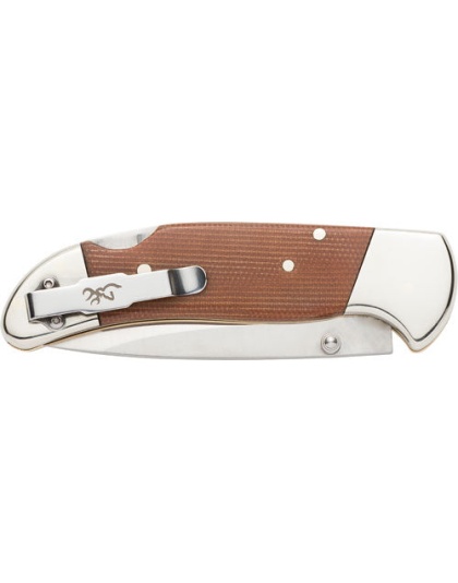 Bg Knife Guide Series Folder - 3.38" Blade Micarta Hndle Box