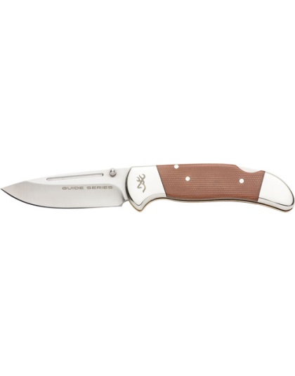 Bg Knife Guide Series Folder - 3.38" Blade Micarta Hndle Box