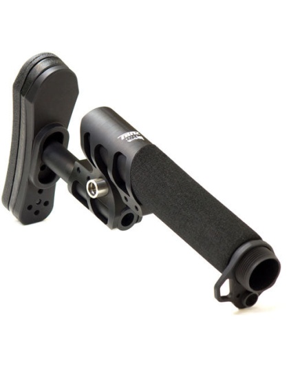Odin Stock Zulu 2.0 W-padded - Buffer Tube Black For Ar-15