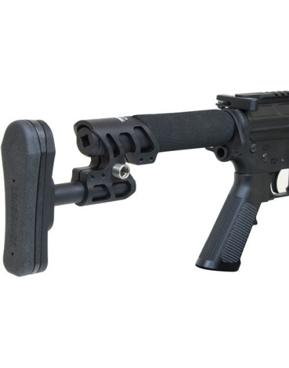 Odin Stock Zulu 2.0 W-padded - Buffer Tube Black For Ar-15