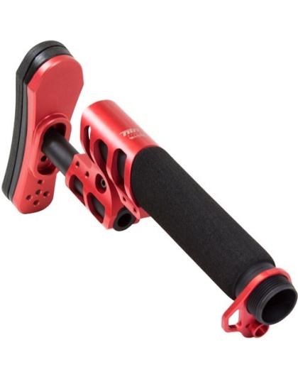 Odin Stock Zulu 2.0 W-padded - Buffer Tube Red For Ar-15