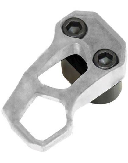 Odin Extended Magazine Release - Gen3 Xmr3 Silver For Ar-15