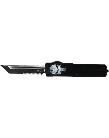 Templar Knife Large Zinc Otf - Fallen 3.5" D2 Blk Tanto Srrtd