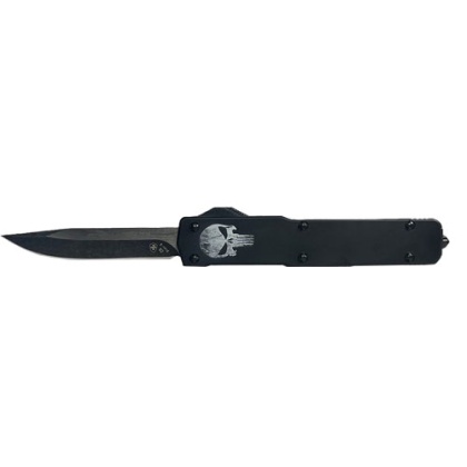 Templar Knife Slim Otf Fallen - 3.5" D2 Black Drop Pt Alum Hnd