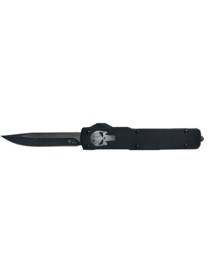 Templar Knife Slim Otf Fallen - 3.5" D2 Black Drop Pt Alum Hnd