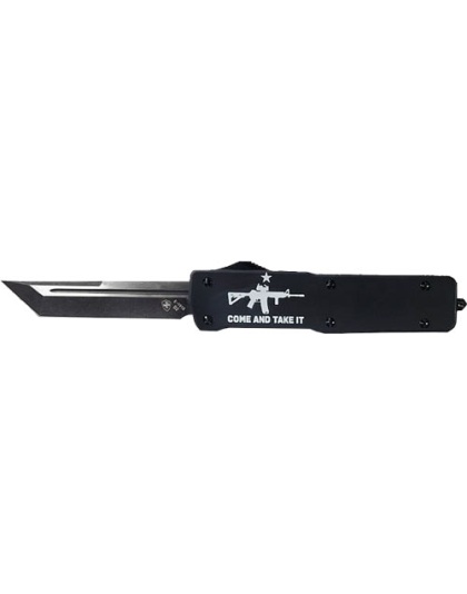 Templar Knife Slim Zinc Otf - Come & Take It Ar 3.5" D2 Tnto