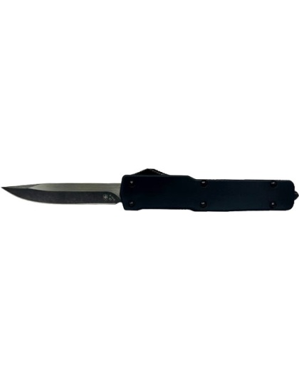 Templar Knife Slim Zing Otf - Black Rubber 3.5" D2 Blk Tanto