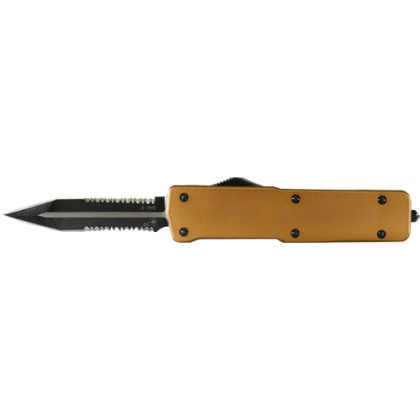 Templar Knife Large Otf Bronze - 3.5" Black Dagger Aluminum Hnd