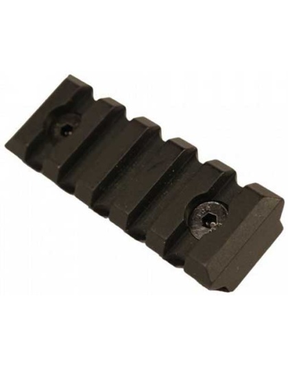 Guntec Removable Accy Rail - 2" M-lok Black