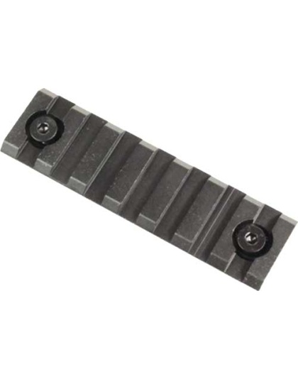 Guntec Removable Accy Rail - 3" Keymod Black