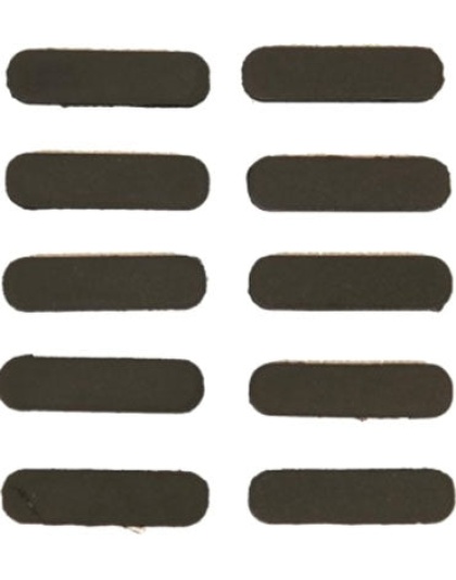 Guntec Rubber Insert Covers - 10pk M-lok Black