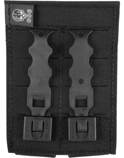 Grey Ghost Double Pistol Magna - Mag Pouch Laminate Black