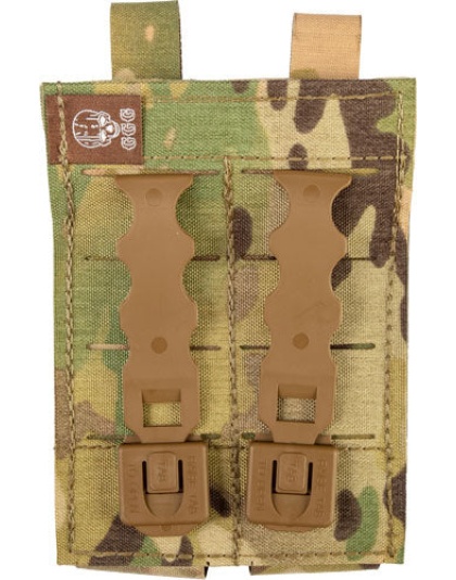 Grey Ghost Double Pistol Magna - Mag Pouch Laminate Multicam