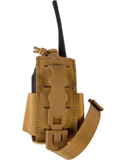 Grey Ghost Gear Radio Pouch - Small Laminate Coyote Brown