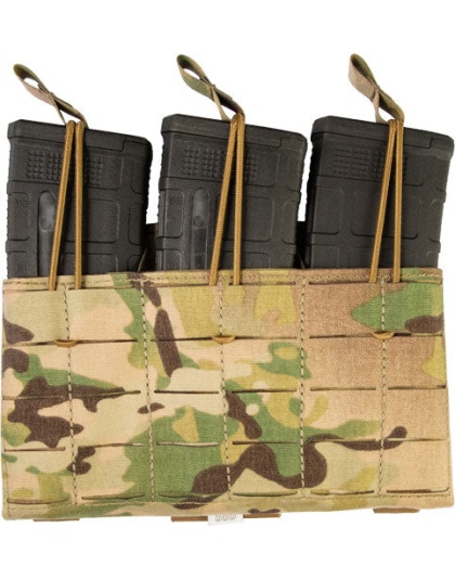 Grey Ghost Triple Mag Panel - 5.56 Mag Pouch Lam Multicam