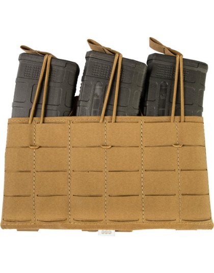 Grey Ghost Triple Mag Panel - 5.56 Mag Pouch Laminate Coyote