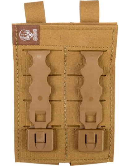 Grey Ghost Double Pistol Magna - Mag Pouch Laminate Coyote Brn