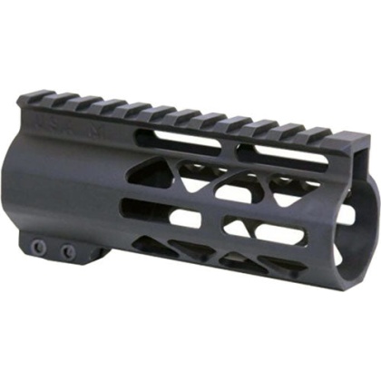 Guntec Air-lok Handguard - 5" M-lok Black