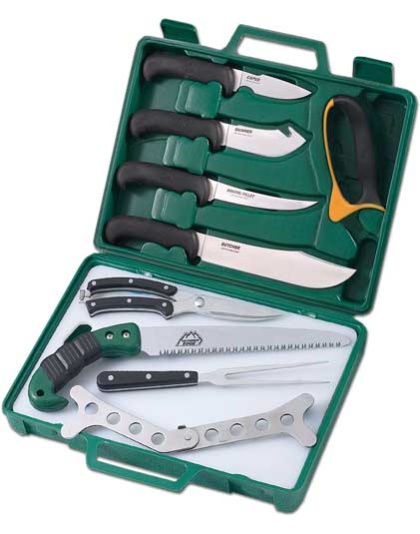 Outdoor Edge Game Processor - 11 Piece Combo W-carry Case