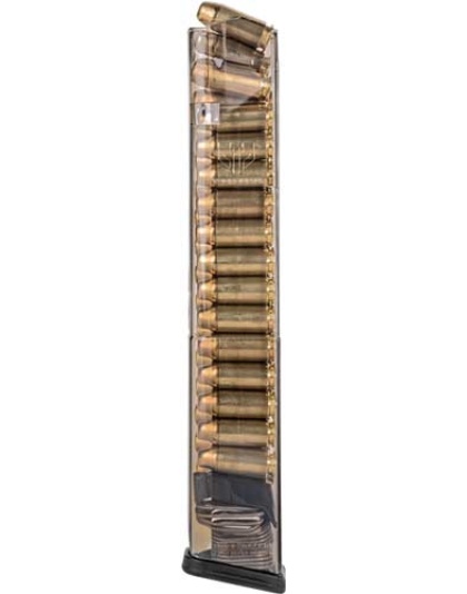Ets Magazine Glock 22 40sw - 30rd Translucent 22-23-24-27