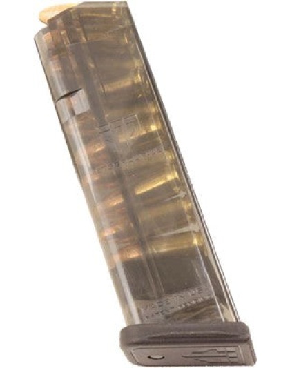 Ets Magazine Glock 17 9mm 10rd - Translucent Fits 17-19-26-34