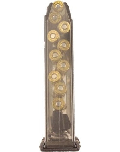 Ets Magazine Glock 17 9mm 10rd - Translucent Fits 17-19-26-34