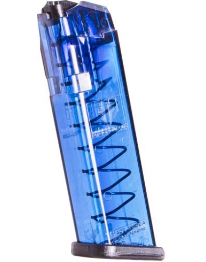 Ets Magazine Glock 17 9mm 17rd - Trans Blue Fits 17-19-26-34