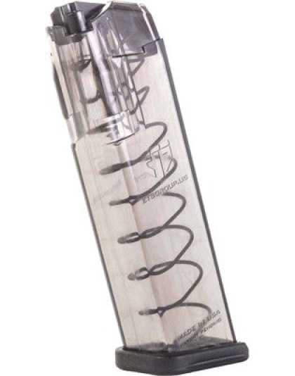 Ets Magazine Glock 17 9mm 17rd - Translucent Fits 17-19-26-34