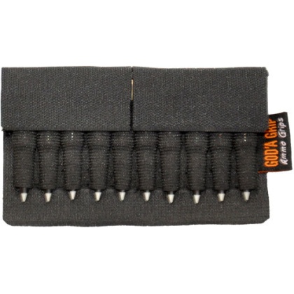 God'a Grip Ammo Grip Standard - 10 Shell Holder Black W- 3m