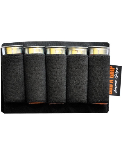 God'a Grip Ammo Grip Standard - 5 Shotshell Holder Black W-3m