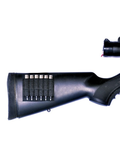 God'a Grip Ammo Grip Standard - 6 Shell Holder Black W- 3m