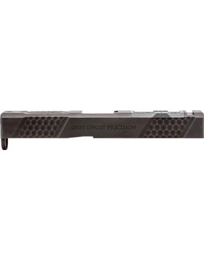 Grey Ghost Prec Glock 19 Slide - Gen 5 V2 W-pro Cut Black<