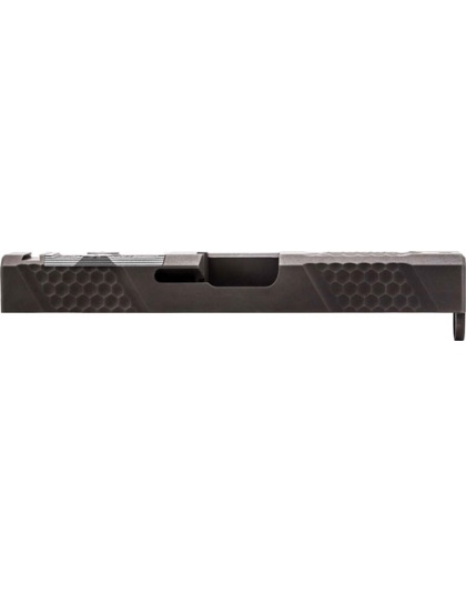 Grey Ghost Prec Glock 19 Slide - Gen 5 V2 W-pro Cut Black<