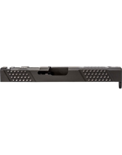 Grey Ghost Prec Glock 17 Slide - Gen 5 V2 W-pro Cut Black<