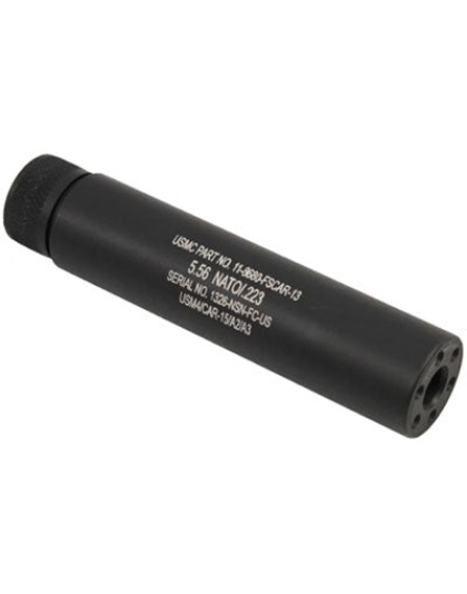 Guntec Ar15 Slip Over Fake - Suppressor Black