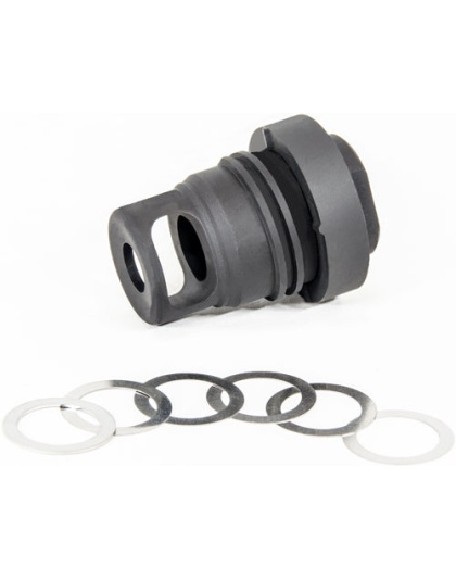 Yhm Mini Qd Muzzle Brake - 7.62mm For 5-8x24 Threads