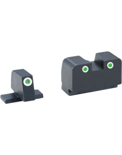 Ameriglo Tritium Suppressor - Set Grn-grn All Sprg Xd Models